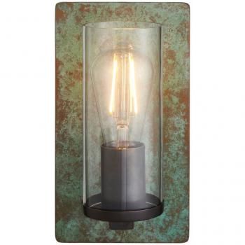 Merano Verdigri Bronze Palermo Pendant – Crystal Lens
