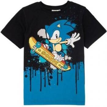 Sonic The Hedgehog Kids Skateboard Tee 5-6 Years