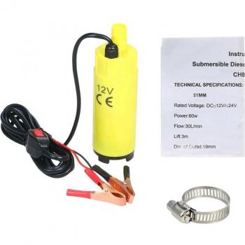 Pompe à carburant submersible électrique 30L/min pour pétrole brut
