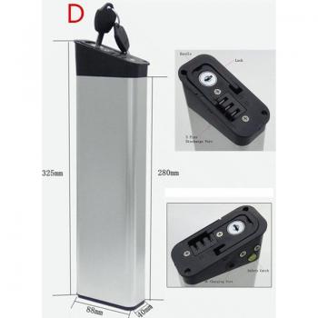 Carcasa de batería integrada para bicicletas eléctricas - Adecuada para Serie MX01, Samebike LO26, 20LVXD30, Lectric XP, MATE X, Serie DCH