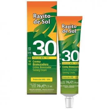 Crema Bronceadora Rayito de Sol FPS 30 70gr