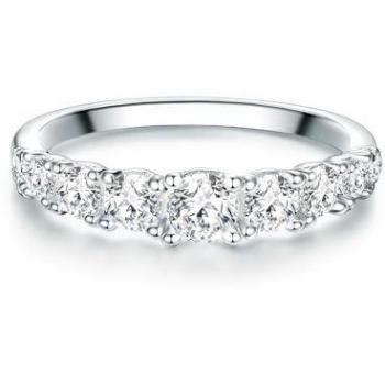 Trilani Anillo Plateado Translucido