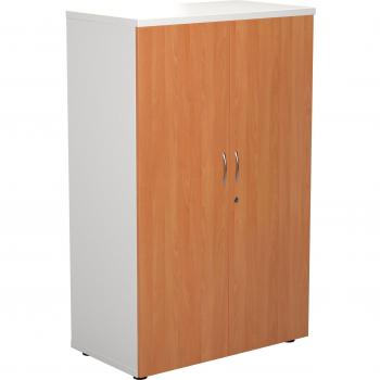 Jemini Wooden Cupboard 800x450x1600mm White Beech KF810452