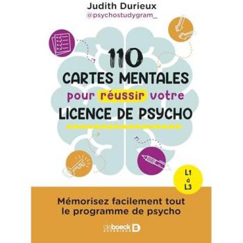 110 cartes mentales pour réussir votre licence de psycho