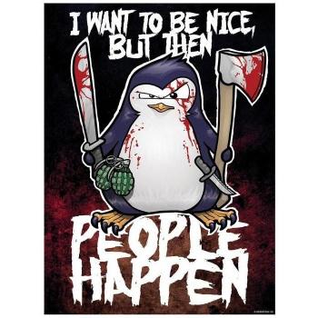Poster Mini Psycho Penguin Gentile