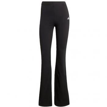Leggings Flared Sportivi Essentials con Logo Piccolo Adidas Neri / Bianchi XL