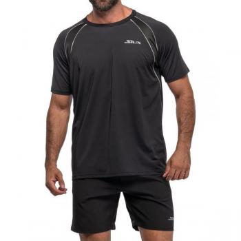 Maglietta Padel Uomo Siux Match 24 Nera