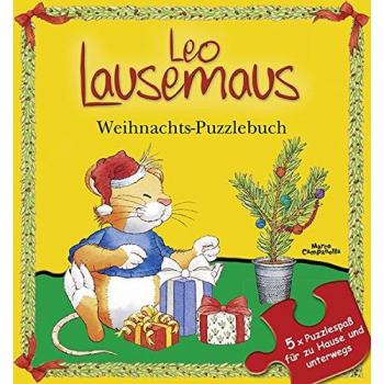 Leo Lausemaus - Weihnachts-Puzzlebuch: 5 x Puzzlespaß für zu Hause und unterwegs