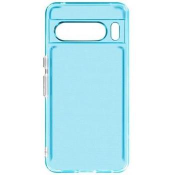 Étui Silicone Transparent pour Google Pixel 8 Pro - Bleu