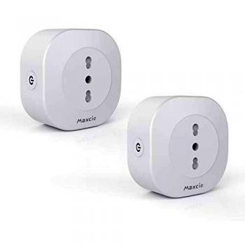 Maxcio Presa Intelligente WiFi, Smart Presa Italiana 16A, Compatibile con Alexa e Google Home, Controllata da APP Smart Life, Alexa Presa con Funzione di Energia Monitor, Conto alla Rovescia