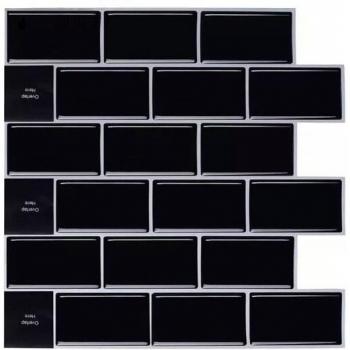 Self-Adhesive 3D White Brick Wall Tile