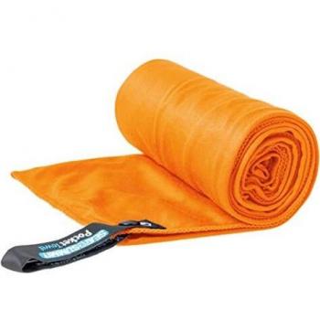 Mini toalla portátil naranja