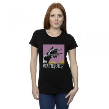 Beetlejuice BI52873 Women's Black Top