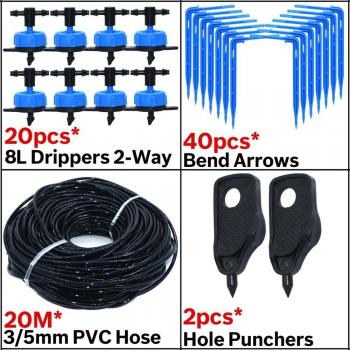 KESLA 3/5mm Drip Irrigation 2-Way Transmitter Kit