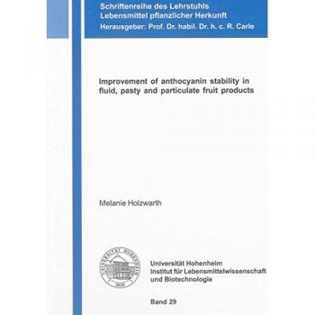 Improvement of anthocyanin stability in fluid, pasty and particulate fruit products