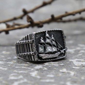 Bague Pirate Noire
