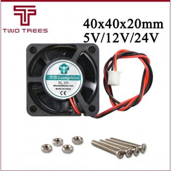 Mini ventilador refrigerador 40mm 5V/12V/24V