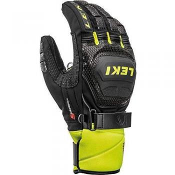 Gants Leki Alpino World Cup Race Coach Flex S Goretex Jaune, Noir 8 Homme
