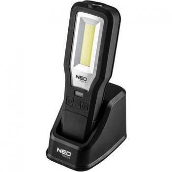 Iluminación Táctica COB 550 lm para Taller con Base y Carcasa de Carga