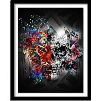 Full Circle Skull & Skeleton Diamond Embroidery Kit