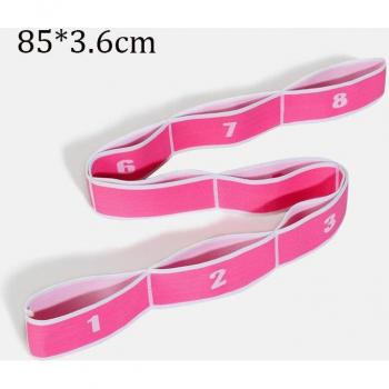 Nylon Yoga Resistance Band for Women - 4 Colors, 85x3.6 cm, Workout Tape