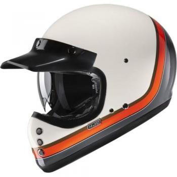 HJC - Casco V60 Scoby MC-7 Grigio,Arancione,Bianco XXL