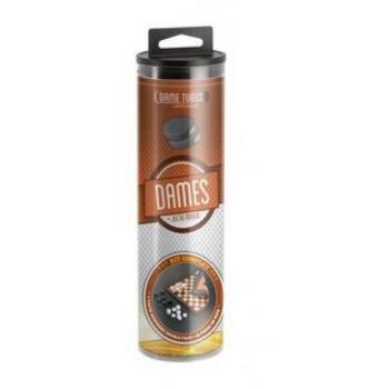 Tubes de jeu Dames - Jeu de Dames et Moulin 2 en 1 avec plateau souple