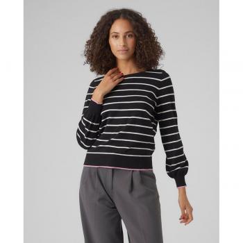 Vero Moda Damenpullover VMALMA LS O-NCK mit Knopfdetails