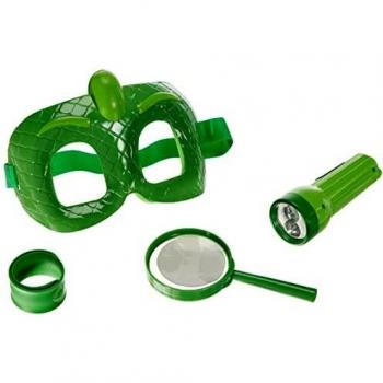 Pj Masks - Superpigiamini - Set Avventura Geco con Lente D'Ingrandimento, Torcia, Bracciale e Maschera
