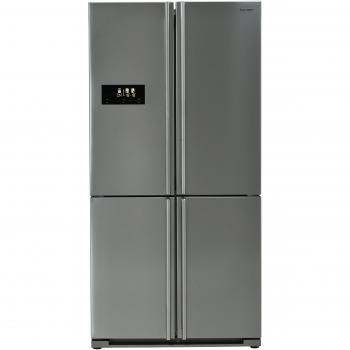 Sharp SJ‑F1526E0I‑EN Fridge Freezer – Stainless Steel