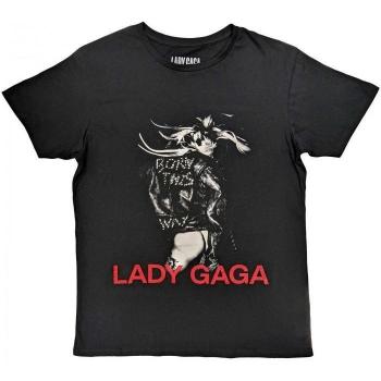 Polo Lady Gaga nero adulto unisex