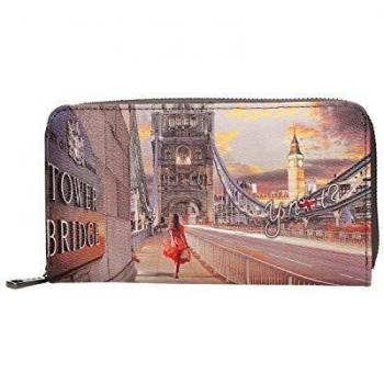 Portafoglio Zippato YNOT Grey London 19x3x11,5 cm
