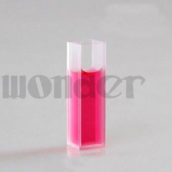 10mm Path Length JGS1 Quartz Cell Cuvette for UV Spectrophotometers