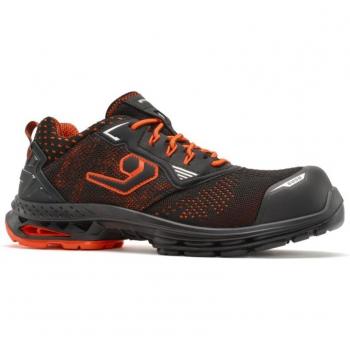 Base Berlin B1704A S1PS - Scarpe antinfortunistiche ESD Vegan - 40 - Nero/Arancione
