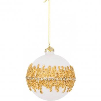 Ensemble de 8 Sphères Vt Luxe Blanches D100