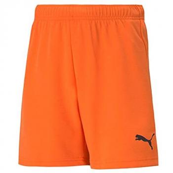 Short enfant Puma Team Rise - coloris orange/noir