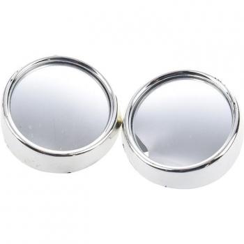 Miroirs de voiture ronds convexes, vue latérale, angle mort, 2 pièces