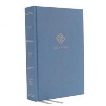 NRSV, Catholic Bible, Journal Edition, Cloth over Board, Blue, Comfort Print : Holy Bible