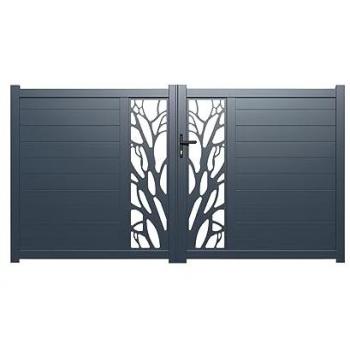 AlluGate 300x179 – Cancello Elettrico Semi Traforato