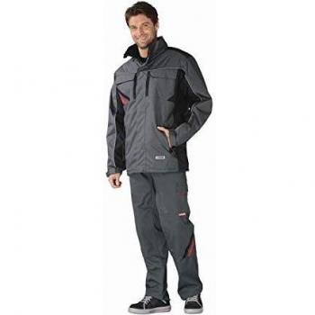 Planam Unisex Highline Winterjacke, mehrfarbig (schiefer/schwarz), Medium