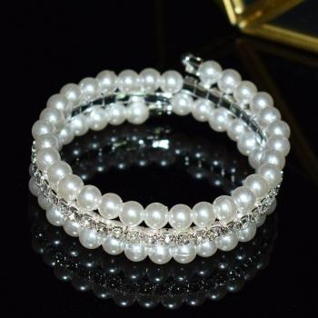 Rhinestone Elegance Cuff Bracelet
