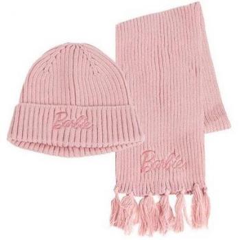 Set invierno “Barbie” – bufanda + gorro en rosa