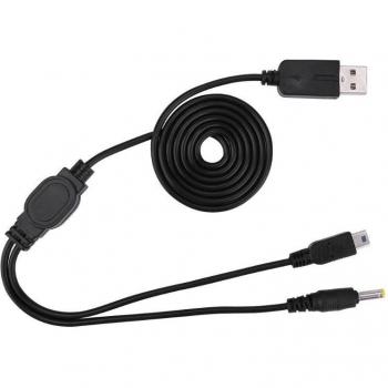 1.2M 2-in-1 USB Charging Cable for PSP 2000/3000