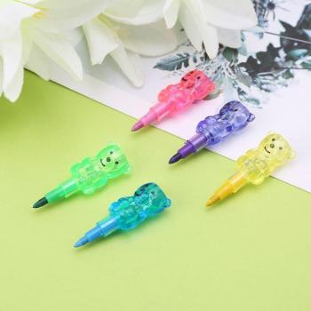 Cute Snowman Crayon Stacking Toys for Kids
