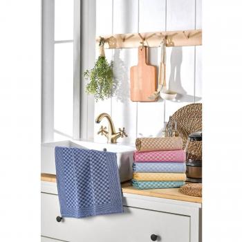Tovaglioli di stoffa per cucina – 5 pezzi, 100% cotone, mix colore, 40x60 cm