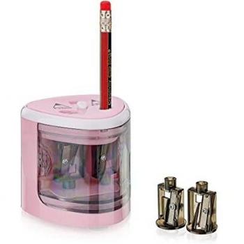 Peach elektrischer Doppelspitzer pink für Stifte von 6-12 mm