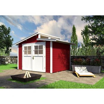 Schwedenrotes Gartenhaus 226, 21 mm - Größe 3