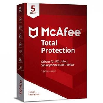 McAfee Total Protection 5 Geräte (Code in einer Box)