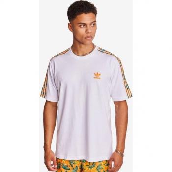 Maglia Uomo Adidas Summer Trefoil in bianco