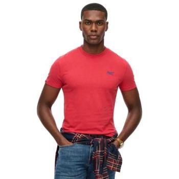 T-shirt Superdry Coton Bio Logo Rouge Taille XL